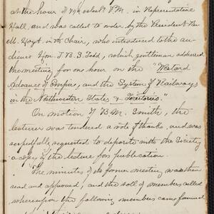 a page of handwritten text