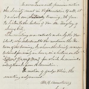 a page of handwritten text