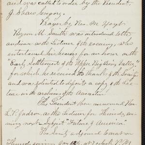 a page of handwritten text