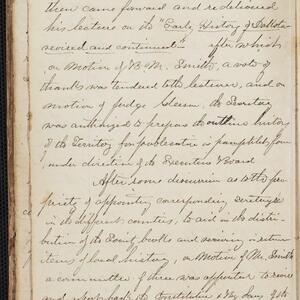 a page of handwritten text