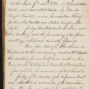 a page of handwritten text