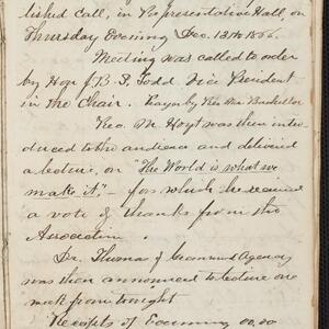a page of handwritten text