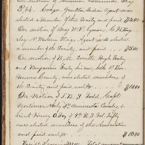a page of handwritten text