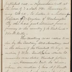 a page of handwritten text