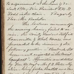 a page of handwritten text