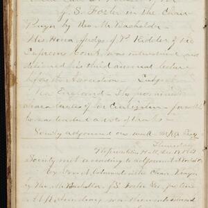 a page of handwritten text