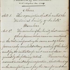 a page of handwritten text