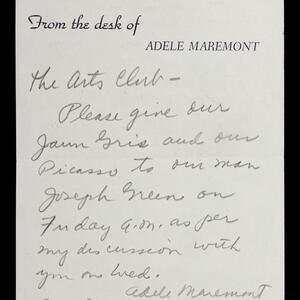 a page of handwritten text