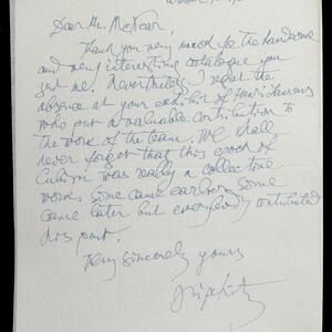 a page of handwritten text