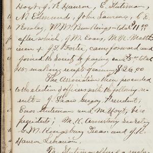a page of handwritten text