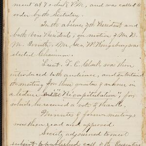 a page of handwritten text