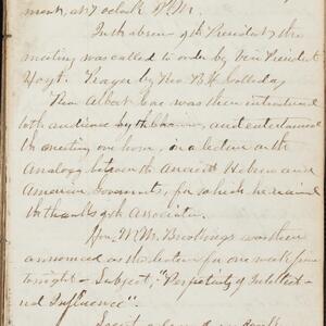 a page of handwritten text