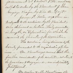 a page of handwritten text