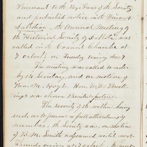 a page of handwritten text