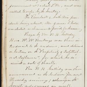 a page of handwritten text