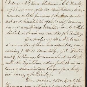 a page of handwritten text