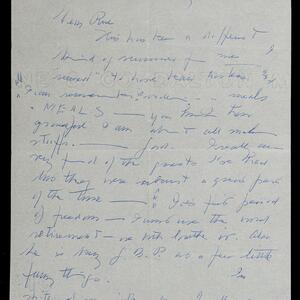 a page of handwritten text