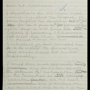 a page of handwritten text