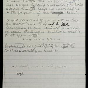 a page of handwritten text