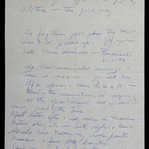 a page of handwritten text