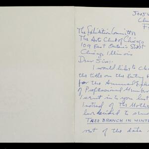 a page of handwritten text