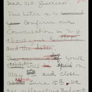a page of handwritten text