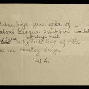 a page of handwritten text