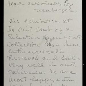 a page of handwritten text