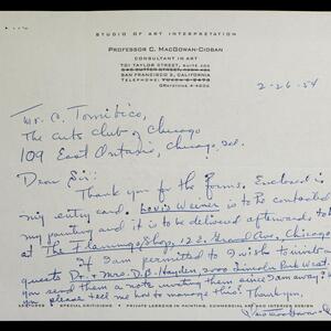 a page of handwritten text