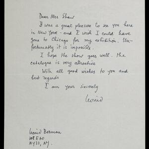 a page of handwritten text