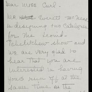 a page of handwritten text