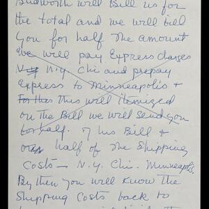 a page of handwritten text