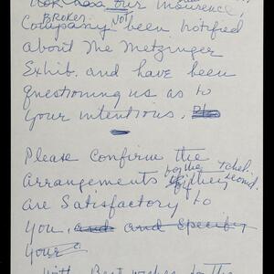 a page of handwritten text