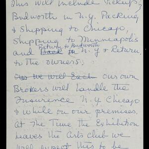a page of handwritten text
