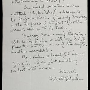 a page of handwritten text