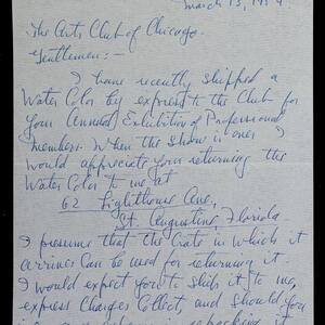 a page of handwritten text