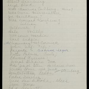 a page of handwritten text