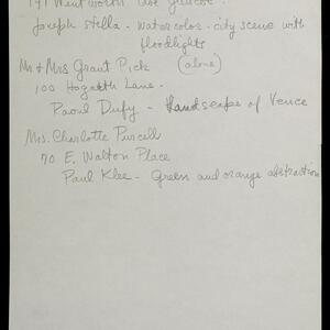 a page of handwritten text