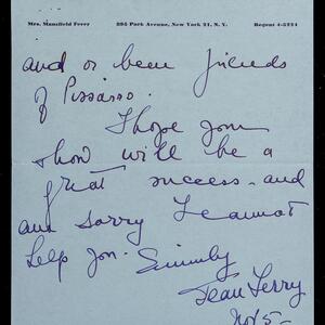 a page of handwritten text