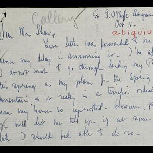 a page of handwritten text