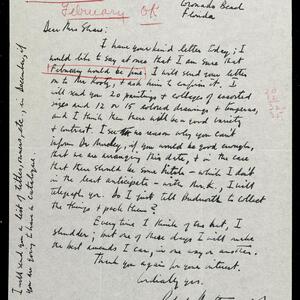 a page of handwritten text