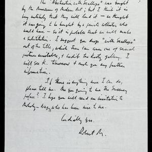 a page of handwritten text