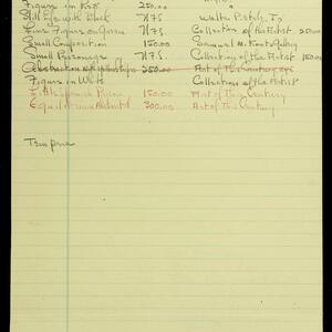 a page of handwritten text