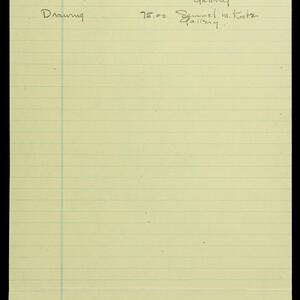 a page of handwritten text