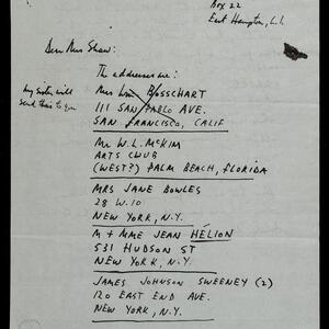 a page of handwritten text
