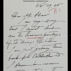 a page of handwritten text