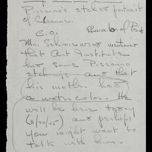 a page of handwritten text