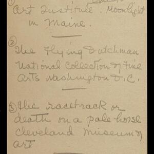 a page of handwritten text