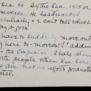 a page of handwritten text