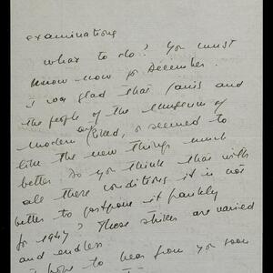 a page of handwritten text
